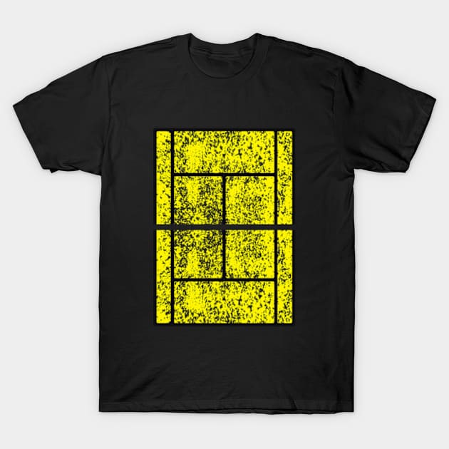 Tennis Court T-Shirt by TeeFusion-Hub